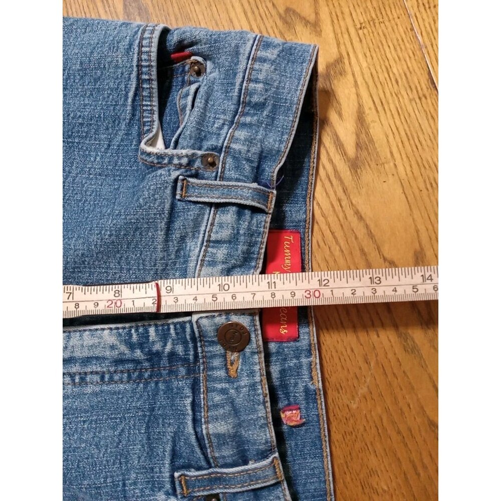 NYDJ Jeans 10 Womens BLUE BOOTCUT Preowned Summer Winter Casual Work Used Chic - Picture 7 of 10